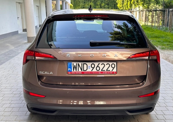 Skoda Scala cena 79800 przebieg: 87553, rok produkcji 2021 z Krapkowice małe 232